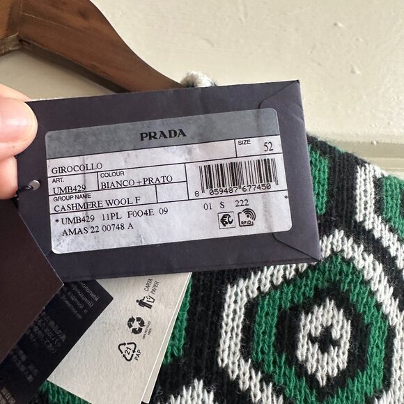 Men's Prada Geometric Pattern Sweater - Picture 3 of 7